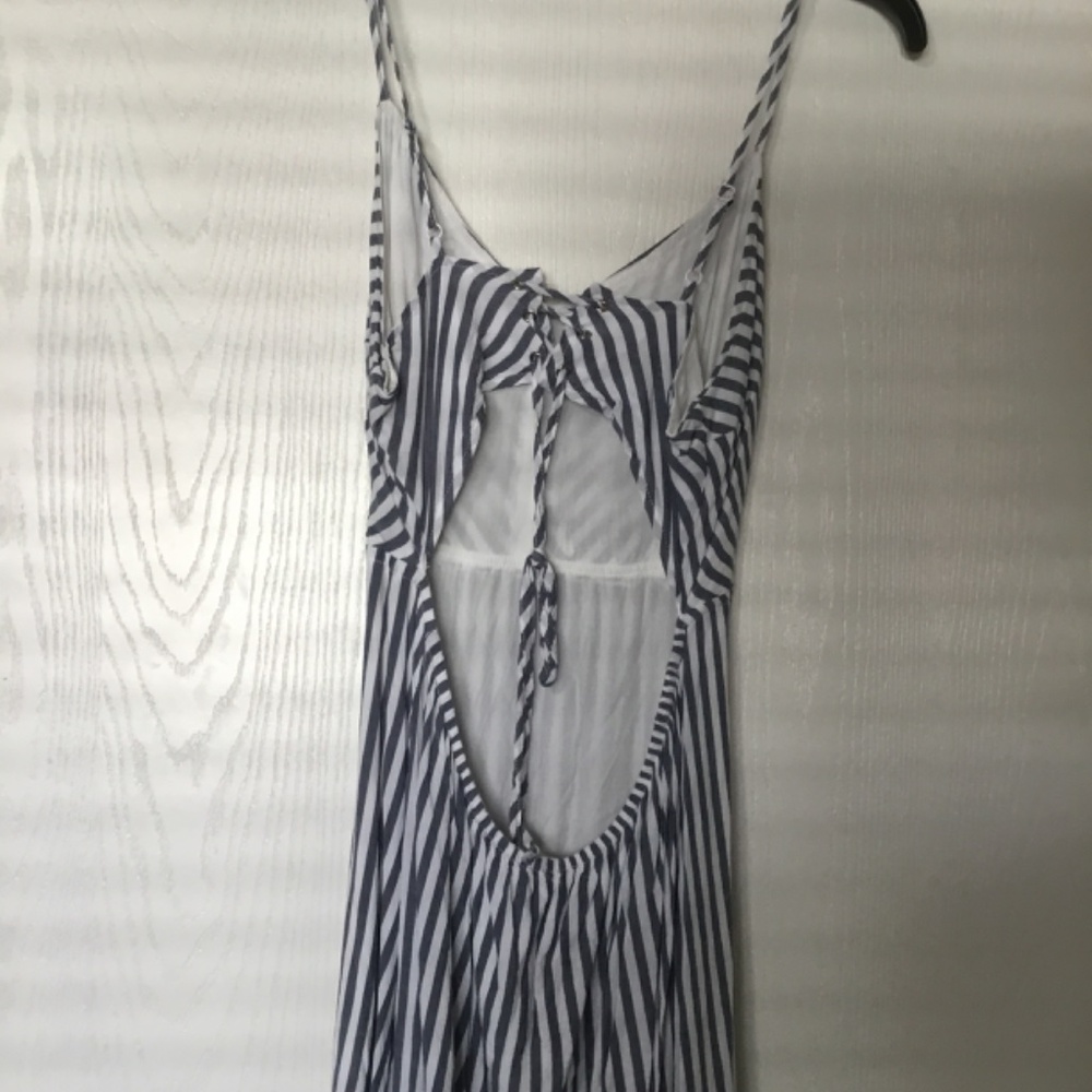 NWOT Mustard Seed Striped Dress with open back - Picture 3 of 5